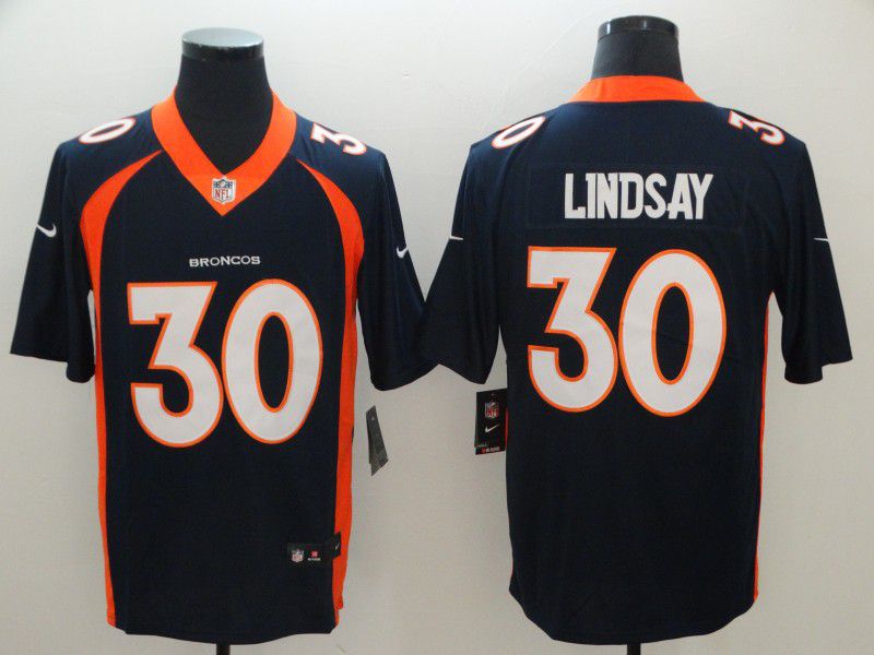 Men Denver Broncos #30 Lindsay Blue Nike Vapor Untouchable Limited Playe NFL Jerseys->los angeles rams->NFL Jersey